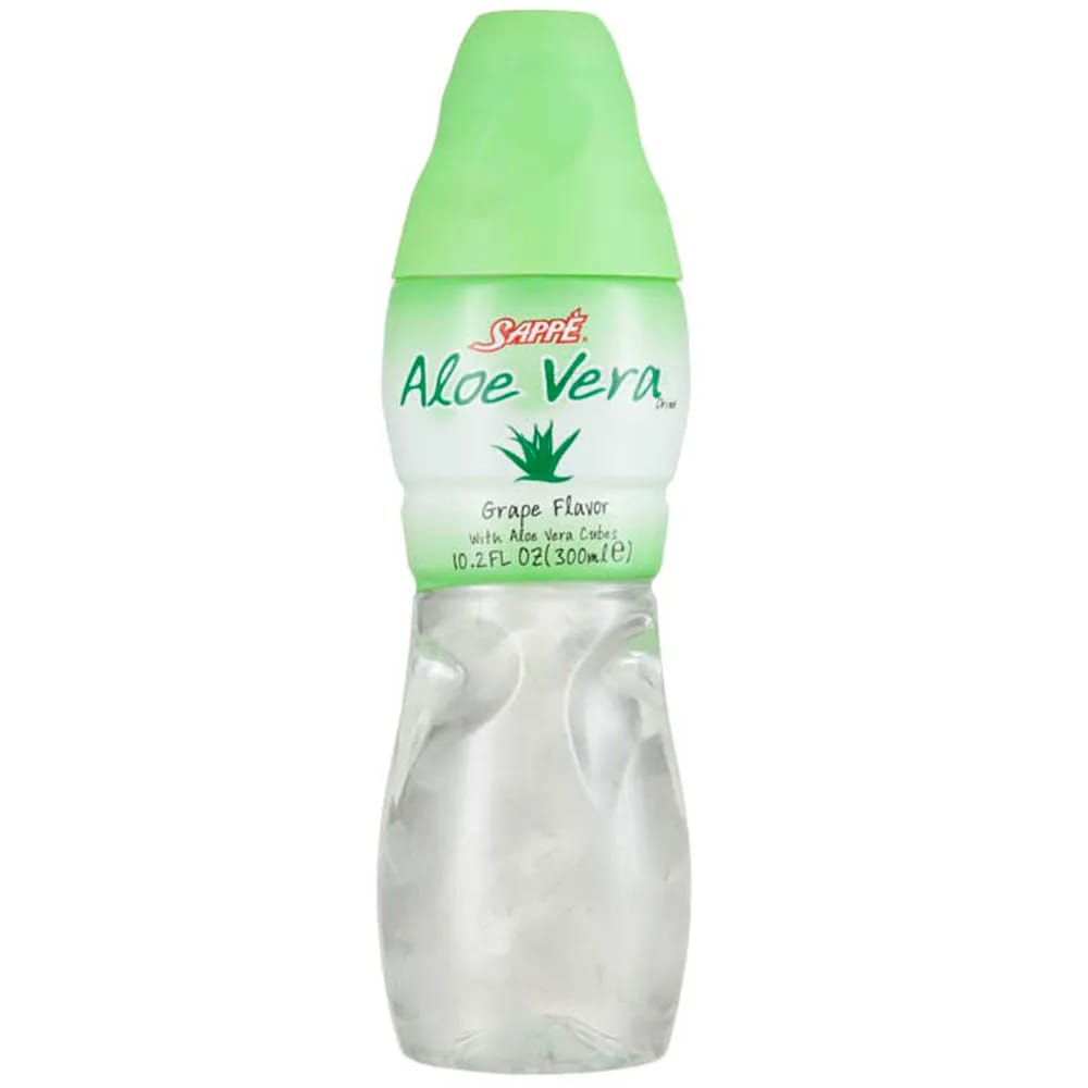 Bebida con Aloe Vera SAPPE Grape Flavor Botella 300ml