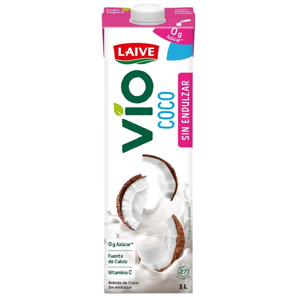 Bebida de Coco LAIVE Vio sin Endulzante Tetrapack 946ml