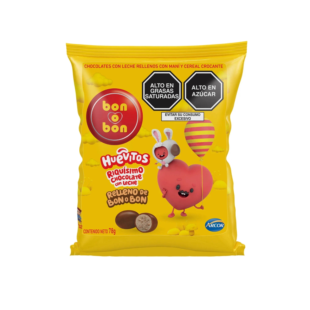 Huevitos de Pascua BON O BON Bolsa 78g