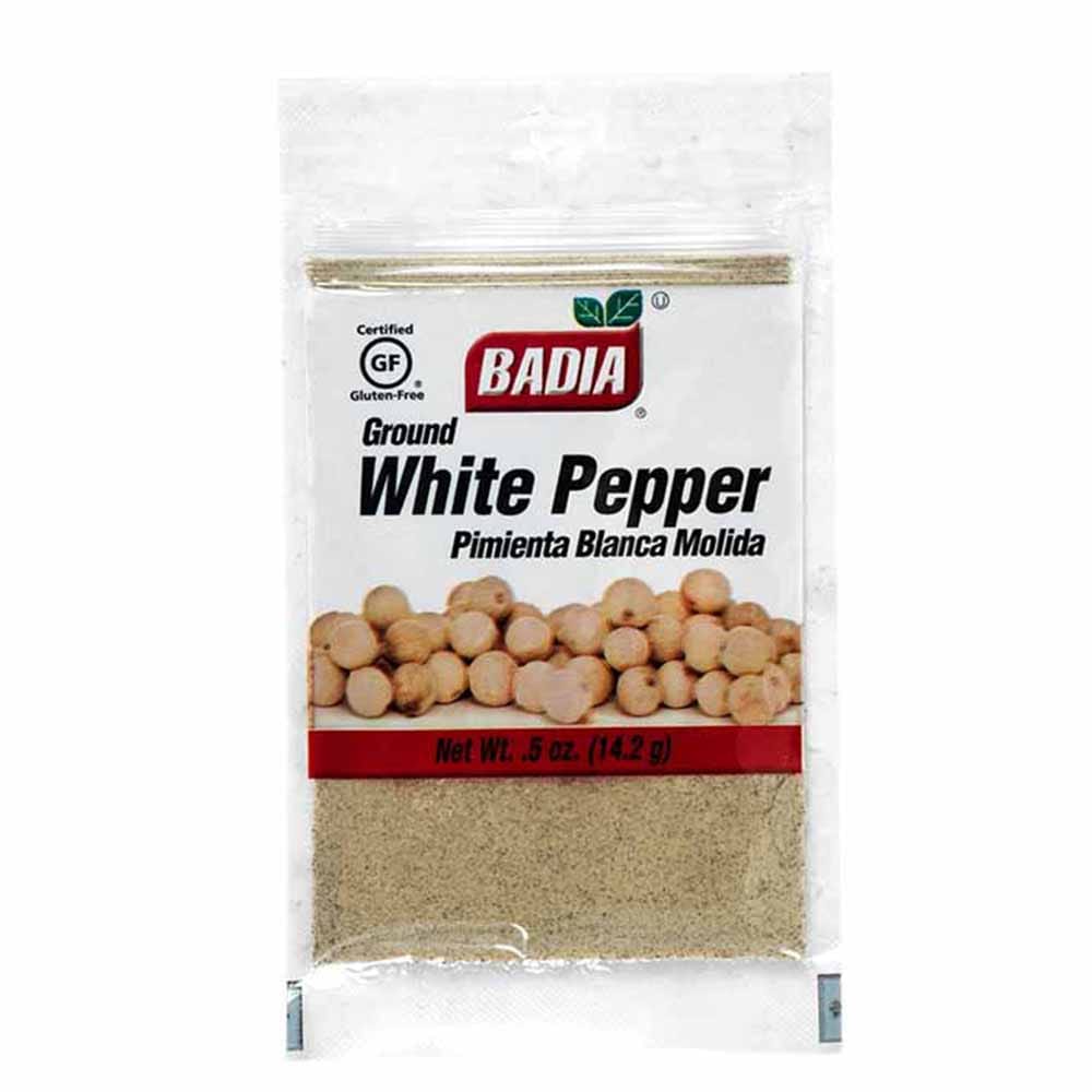 Pimienta BADIA Blanca molida Sobre 14.2g