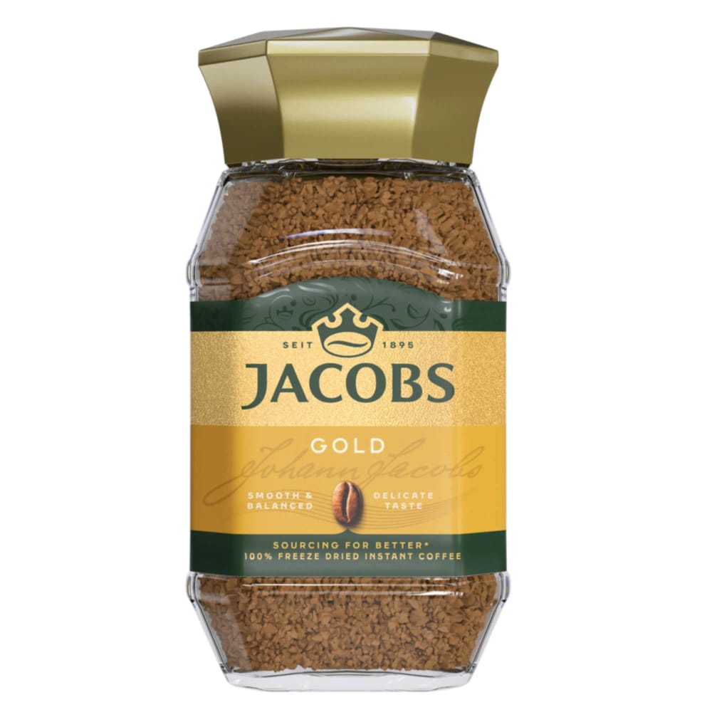 Café Liofilizado JACOBS Gold Suave Frasco 200g