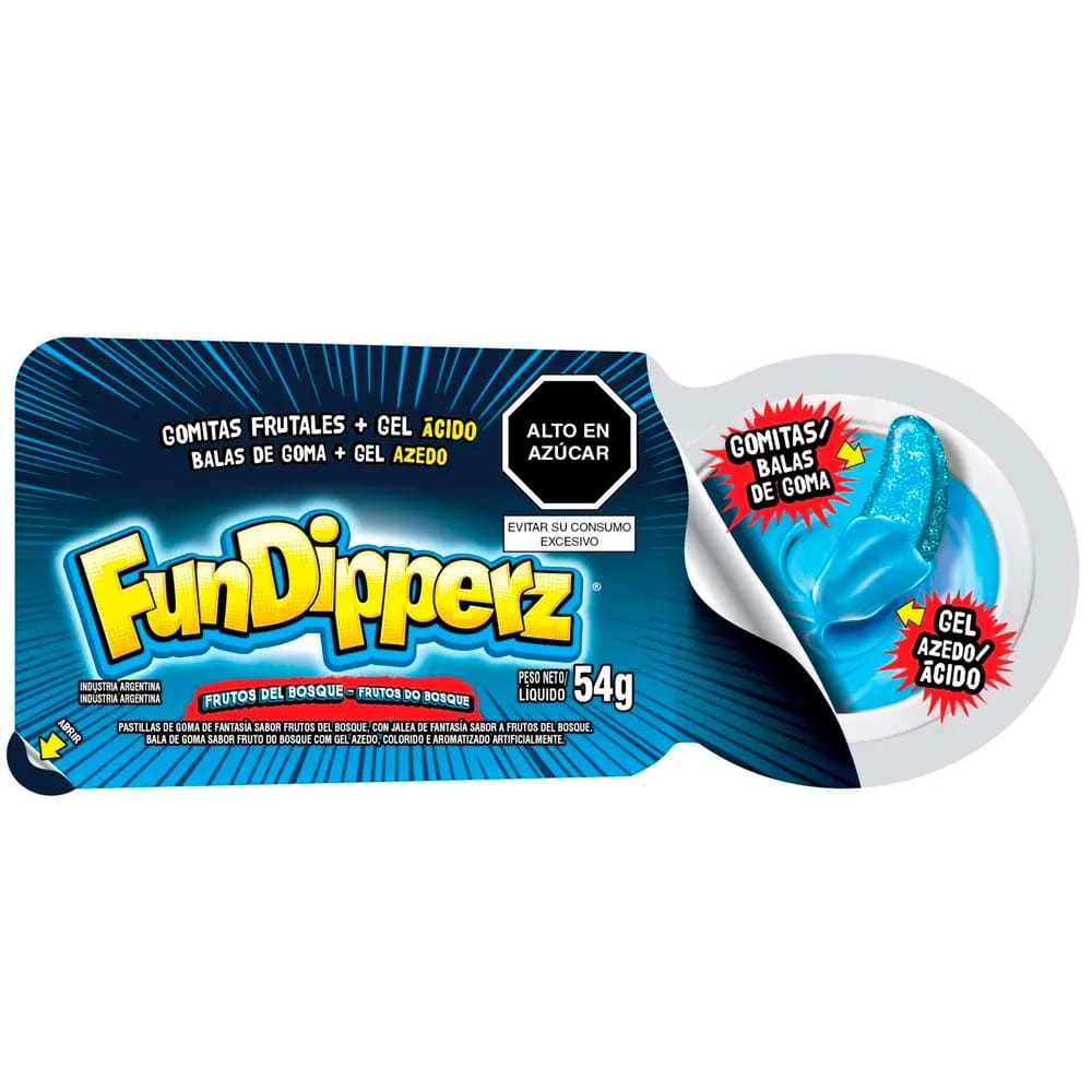 Gomitas Surtidas FUN DIPPERZ Display 54g