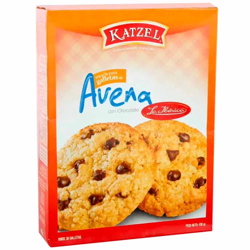 Mezcla para Galletas de Avena LA IBÉRICA con Chispas de Chocolate Caja 430g