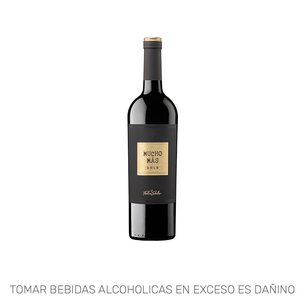 Vino Tinto MUCHO MÁS Gold Botella 750ml