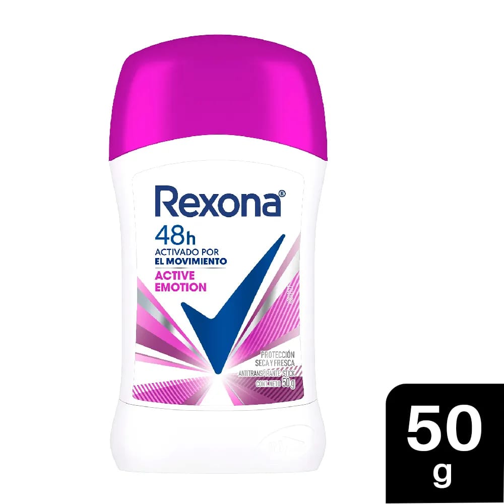 Desodorante para Mujer en Barra REXONA Active Emotion Frasco 50g