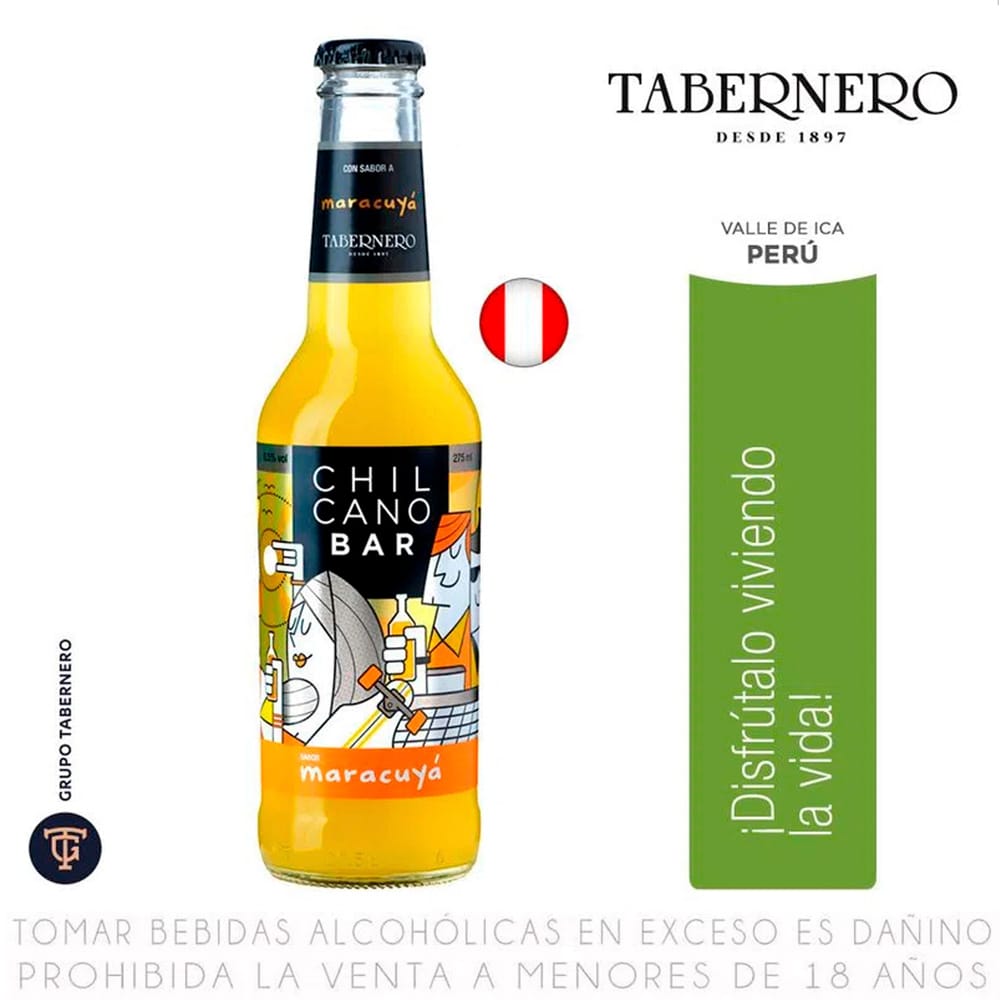 Chilcano TABERNERO Maracuyá Botella 275ml