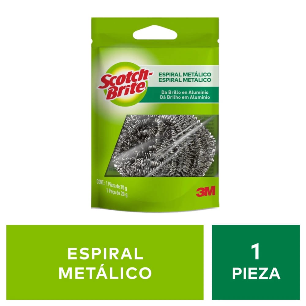 Esponja Espiral Metálico SCOTCH BRITE 1un