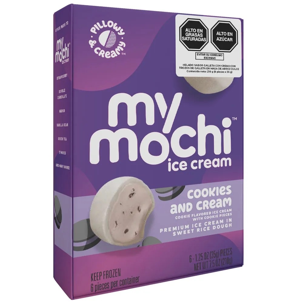 Helado MY MOCHI Cookies & Cream Caja 280g