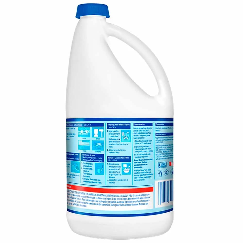 Lejía CLOROX Tradicional Botella 2kg