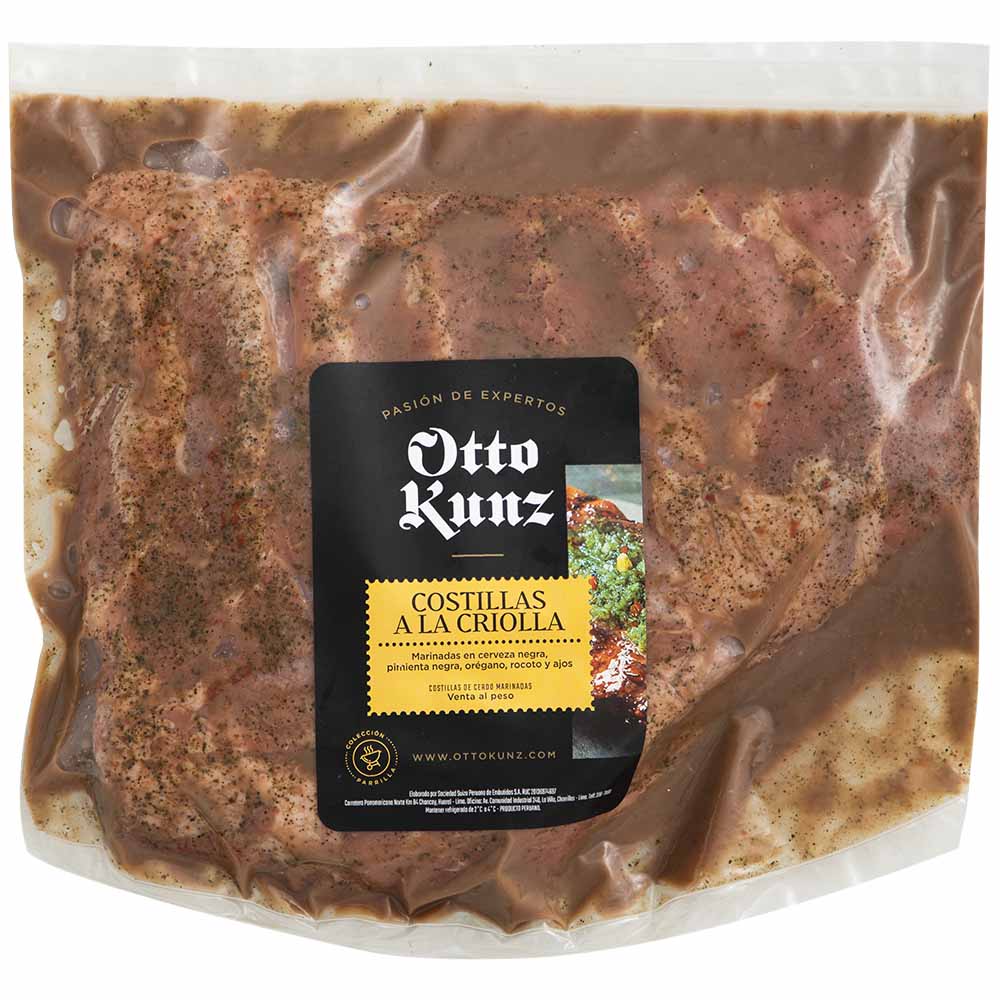 Costilla Marinada a la Criolla OTTO KUNZ x kg
