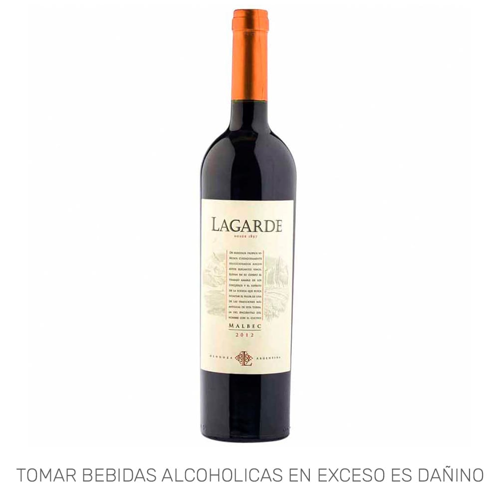 Vino LAGARDE Malbec Botella 750ml