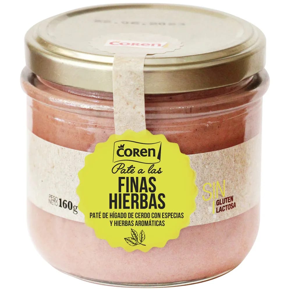 Paté COREN a las Finas Hierbas Frasco 160g