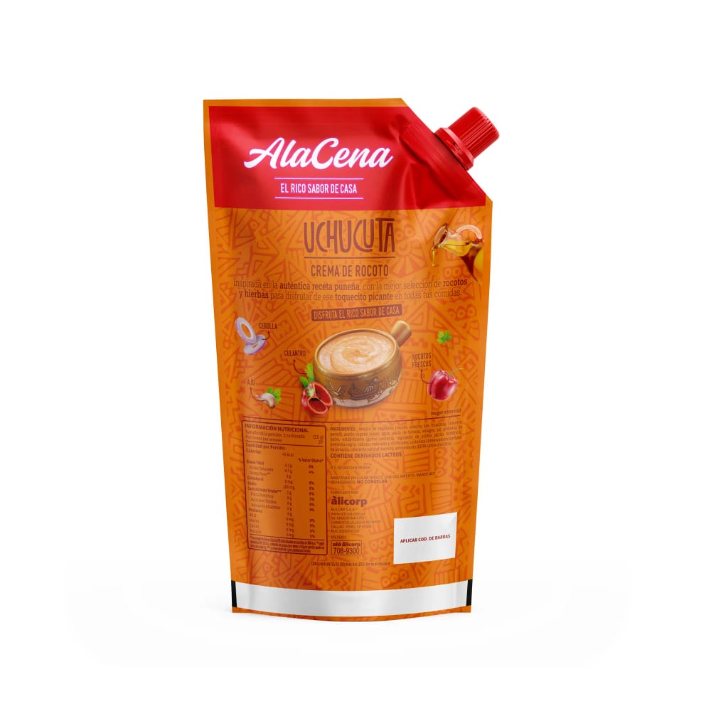 Crema de Rocoto Uchucuta ALACENA Doypack 400g