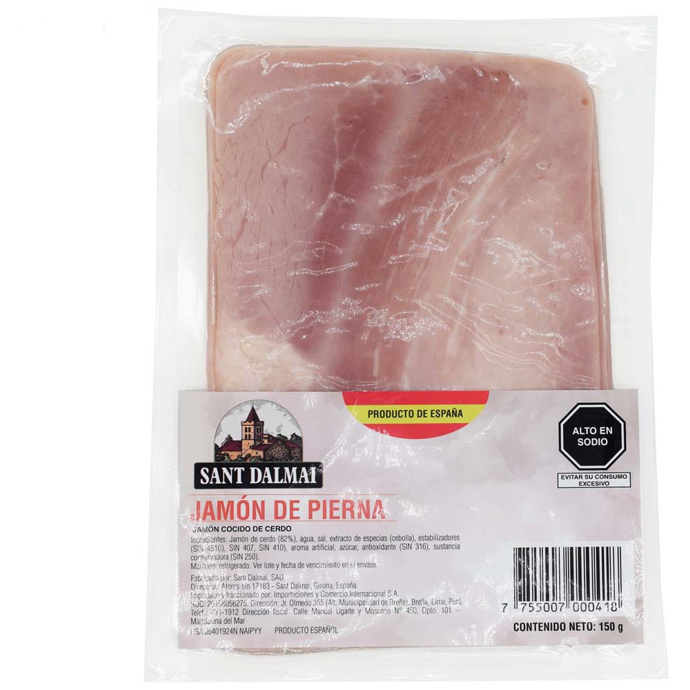 Jamón de Pierna SANT DALMAI Paquete 150g
