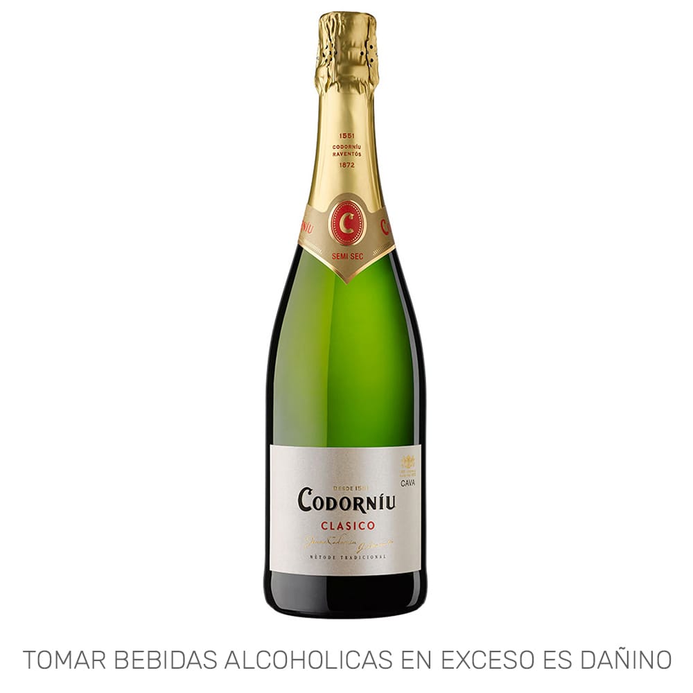 Cava CODORNÍU Clásico Semi Sec Botella 750ml