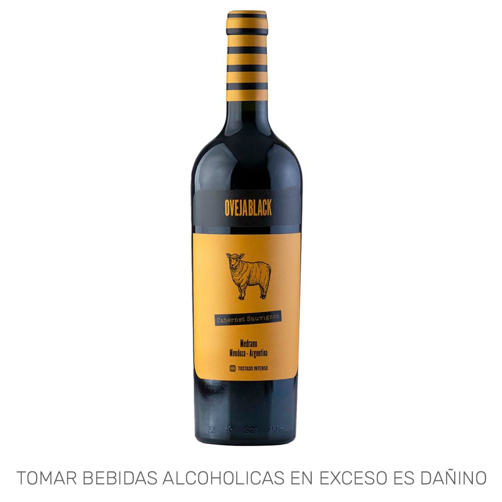 Vino Tinto OVEJA BLACK Cabernet Sauvignon Botella 750ml