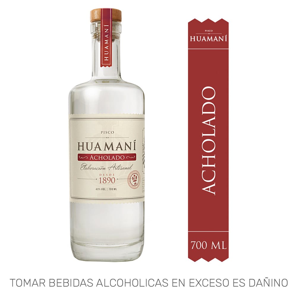 Pisco HUAMANÍ Acholado Botella 700ml