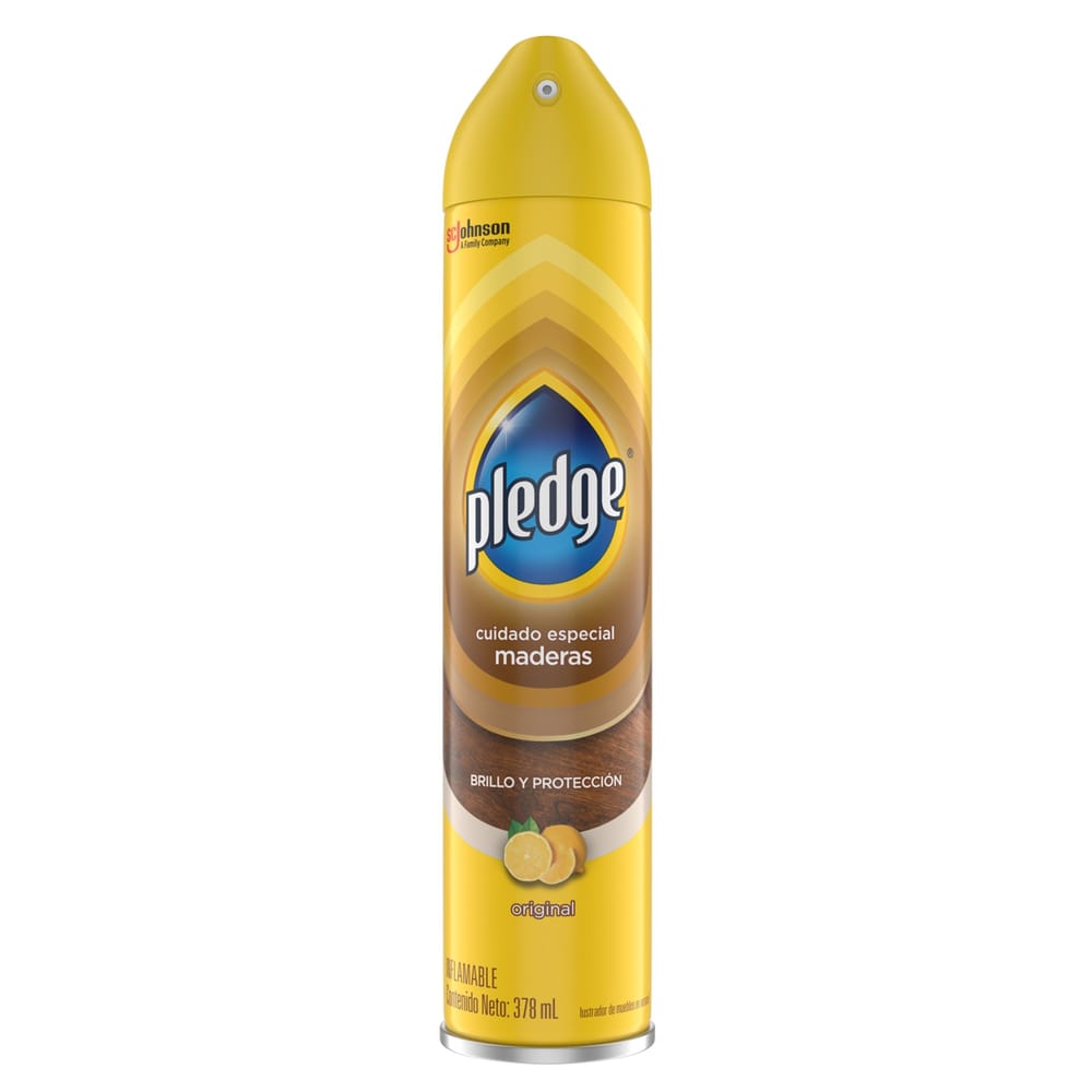 Lustrador de Muebles PLEDGE Original Frasco 378ml
