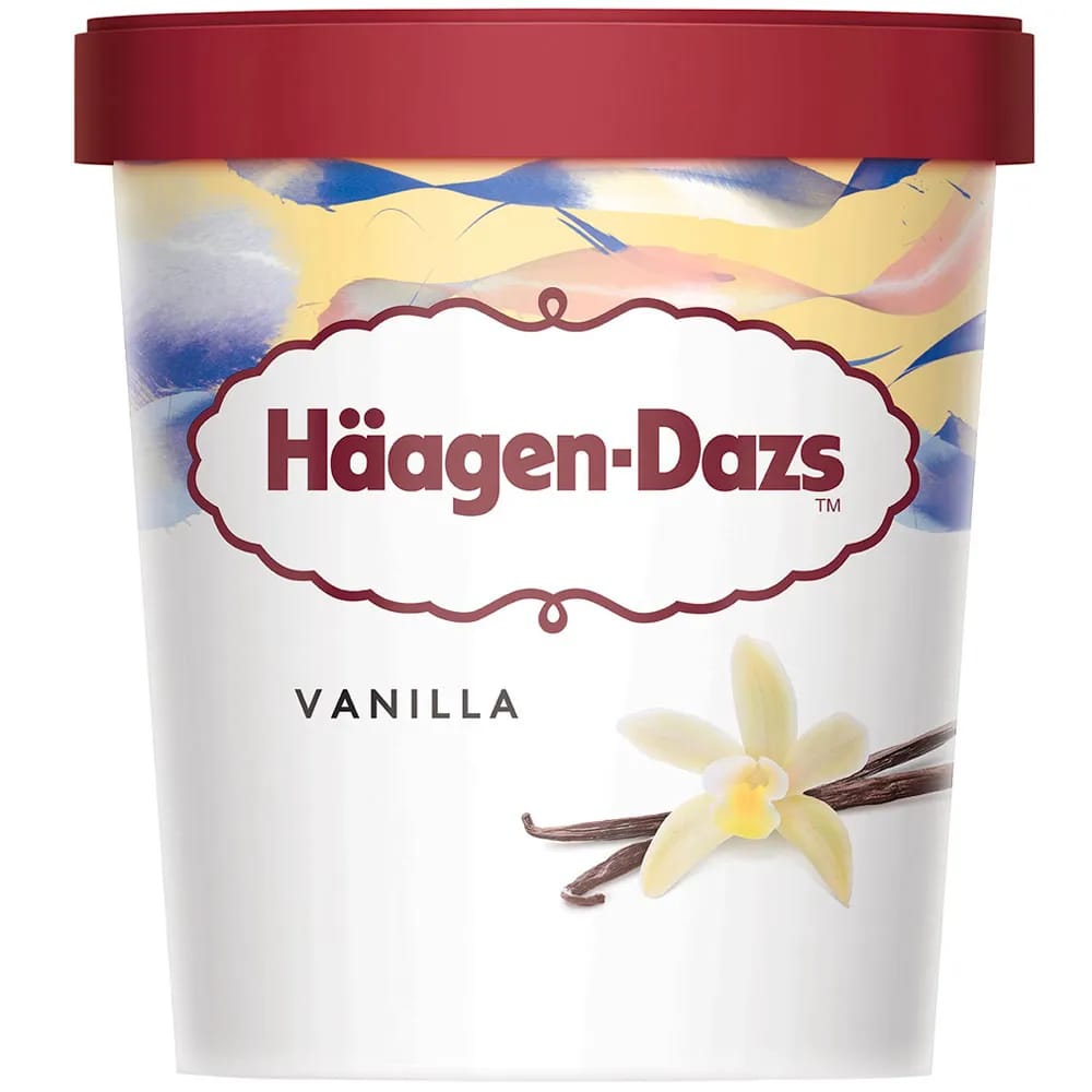 Helado HÄAGEN-DAZS  de Vainilla Pote 473ml