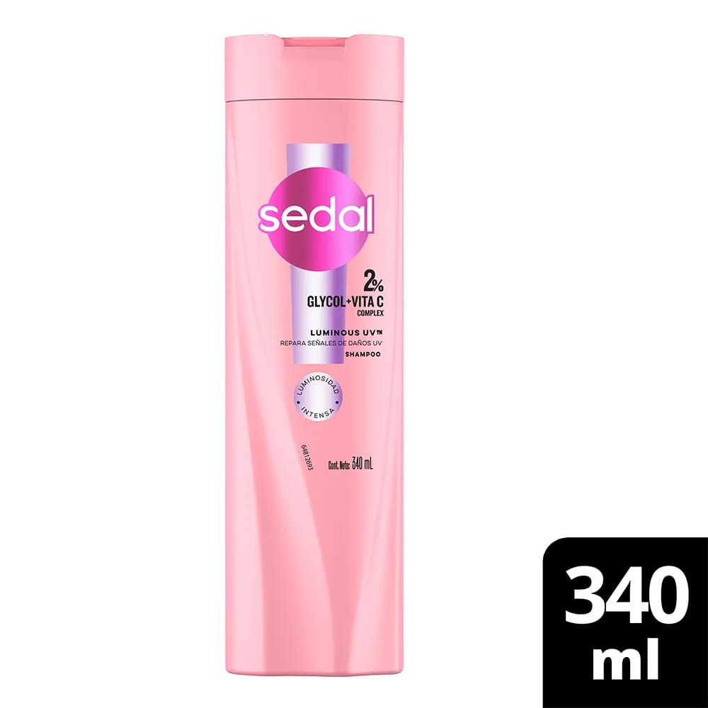 Shampoo SEDAL Luminous UV Frasco 340ml