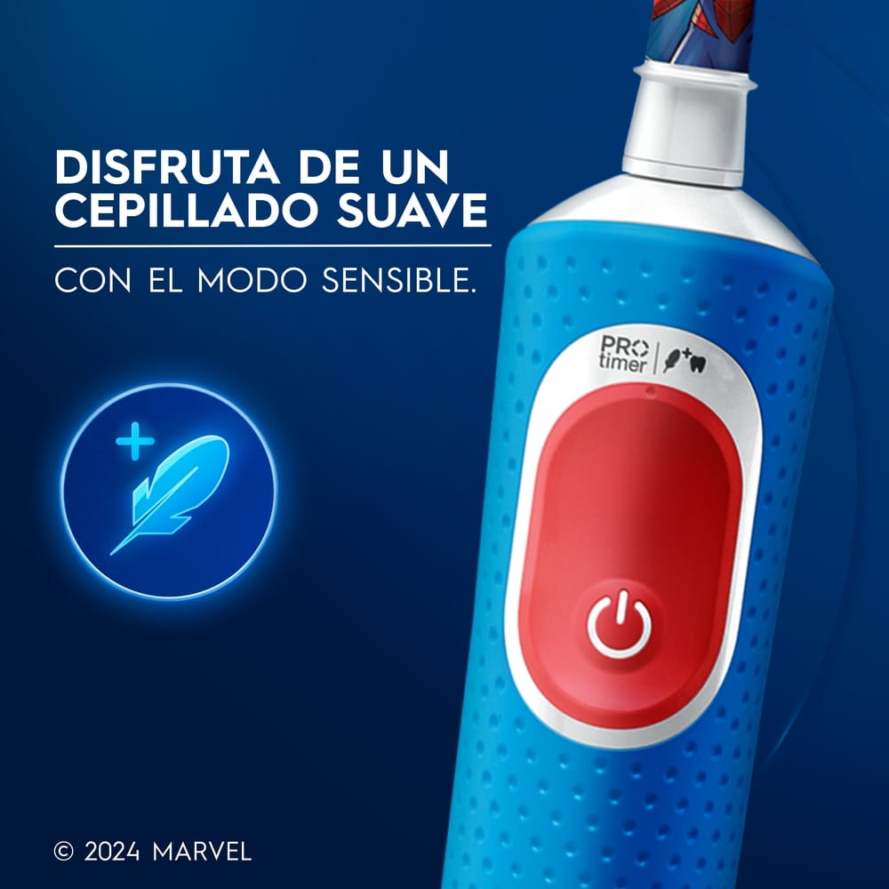 Cepillo Eléctrico Recargable ORAL-B Marvel Spider-man Caja 1un