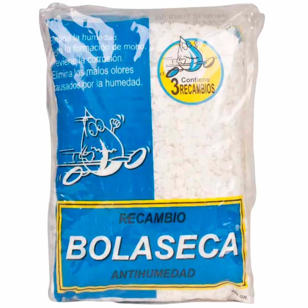 Deshumedecedor BOLASECA Recambio Paquete 3un
