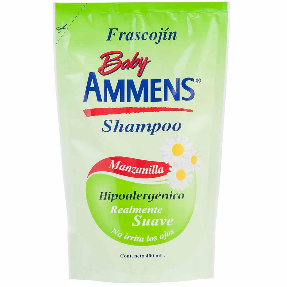 Shampoo para Bebé AMMENS Manzanilla Doypack 400ml