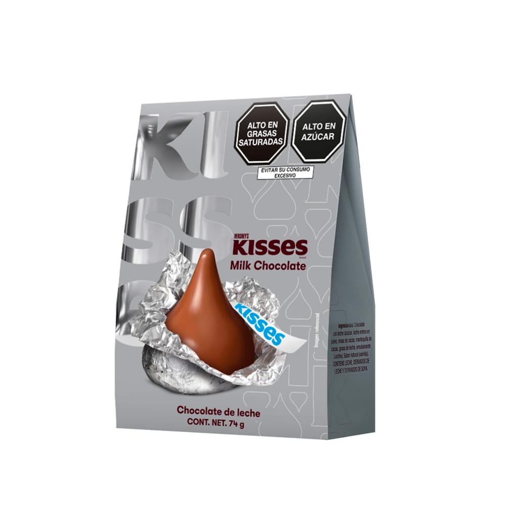 Chocolate HERSHEYS Kisses con Leche Caja 74g