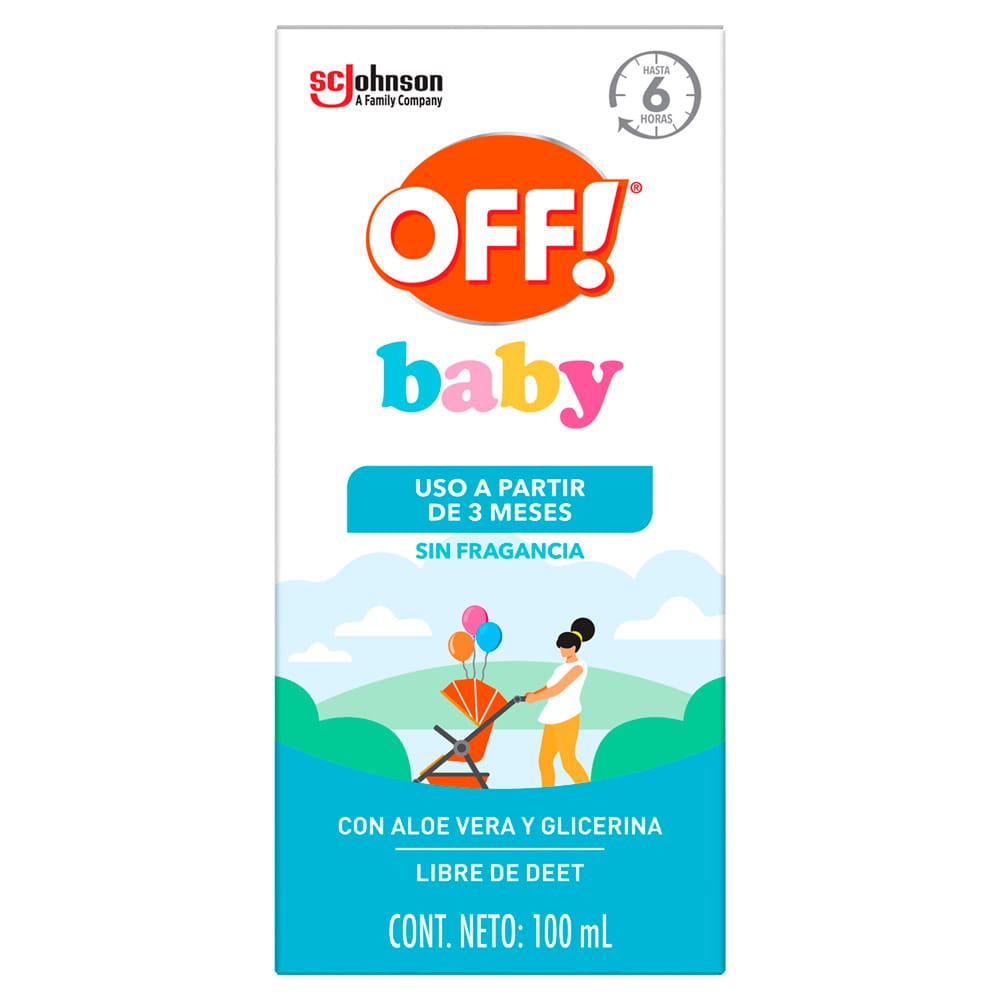 Crema Repelente OFF! Baby Frasco 100ml