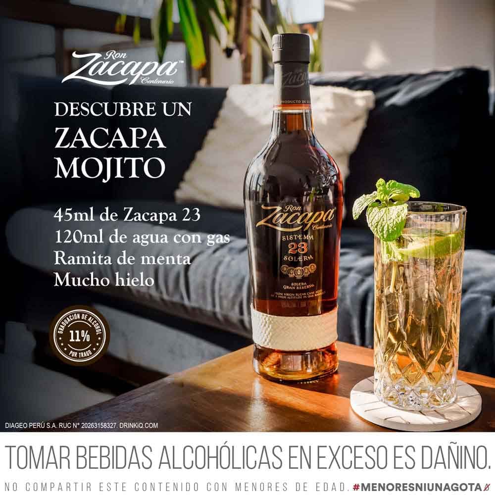 Ron ZACAPA Gran Reserva 23 Años Botella 750ml