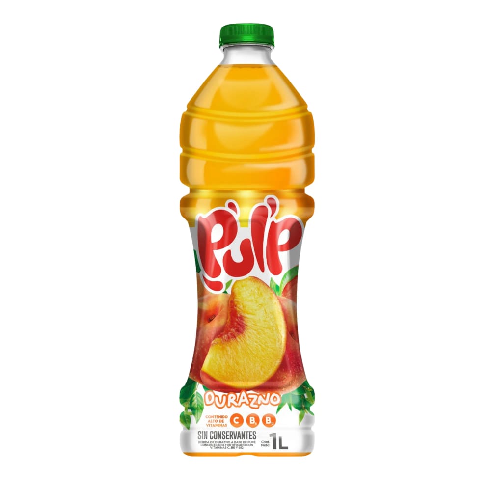 Bebida PULP Sabor a Durazno Botella 1L