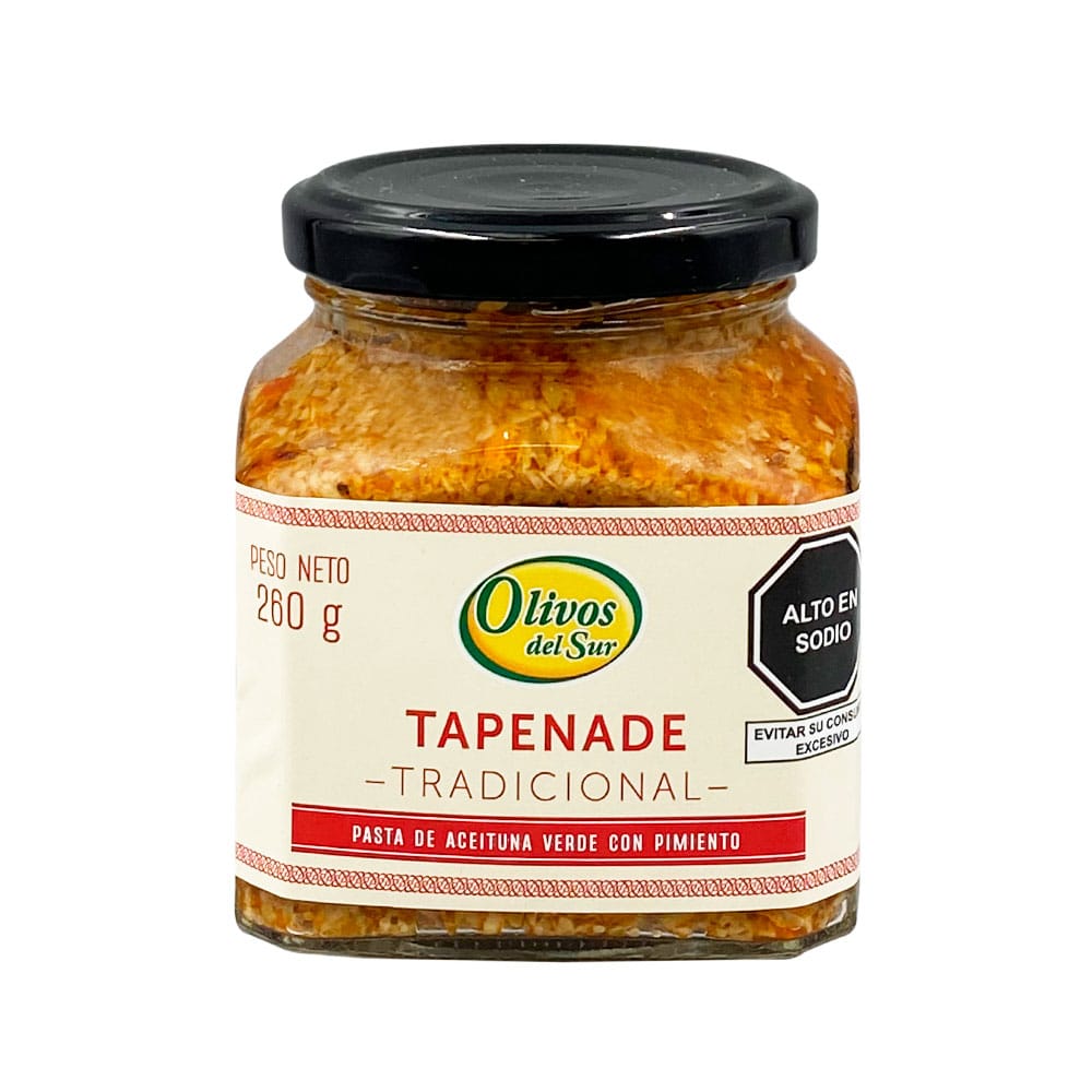 Tapenade Tradicional OLIVOS DEL SUR Frasco 260g
