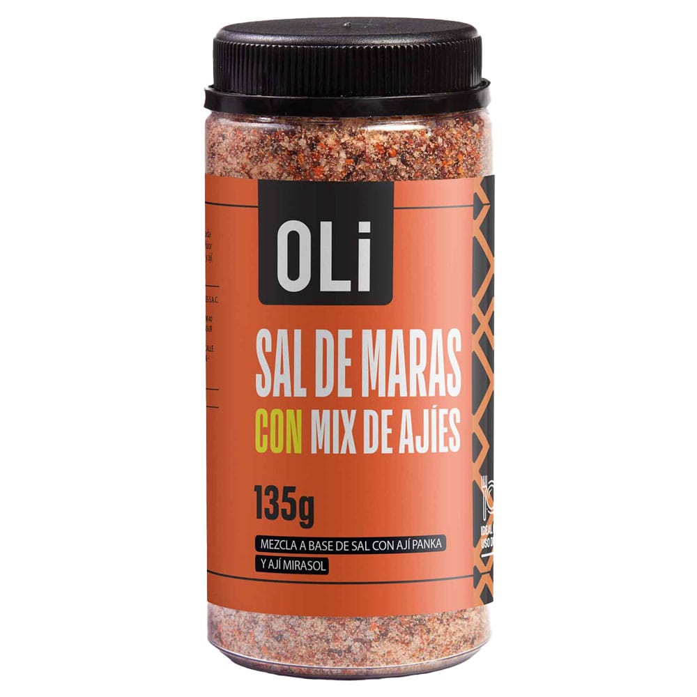 Sal de Maras OLI21 Saborizante con Mix Ajies Frasco 135g