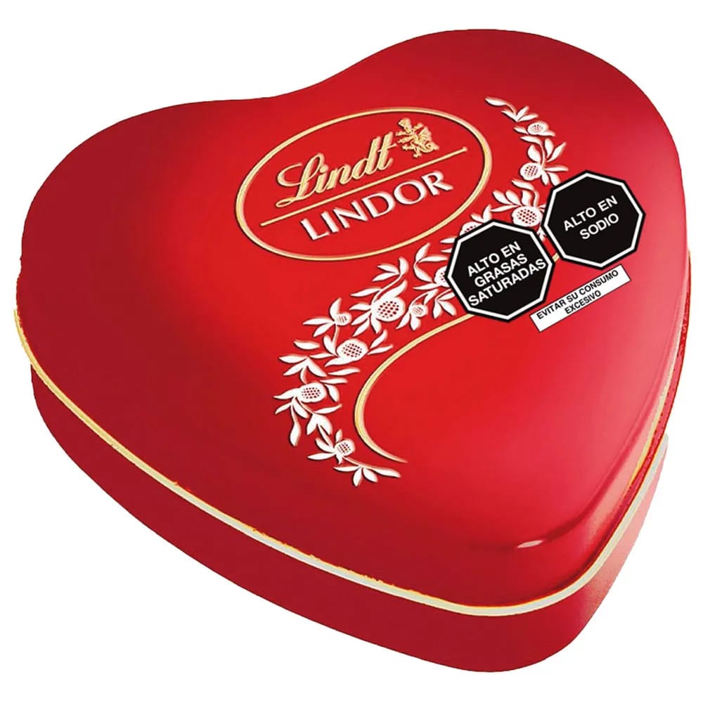 Chocolates LINDT Lindor Heart Milk Lata 50g