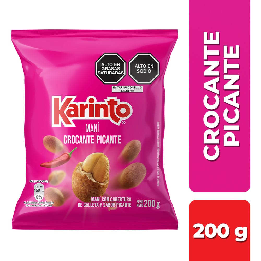 Maní KARINTO Crocante Picante Bolsa 200g