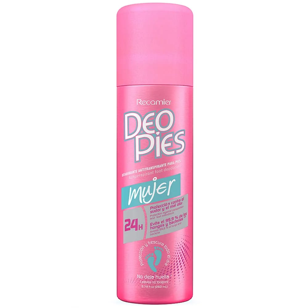 Desodorante en Aerosol para Pies DEO PIES Antitranspirante Spray 260ml