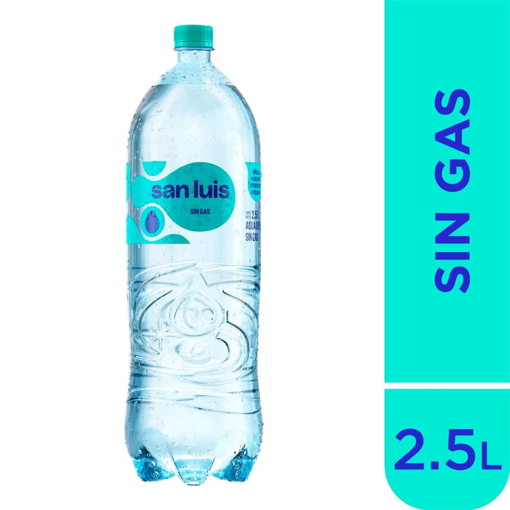 Agua de Mesa SAN LUIS Sin Gas Botella 2.5L