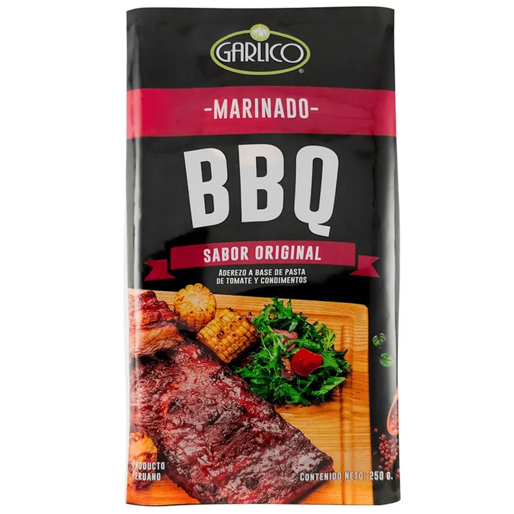Marinado GARLICO BBQ Doypack 250g