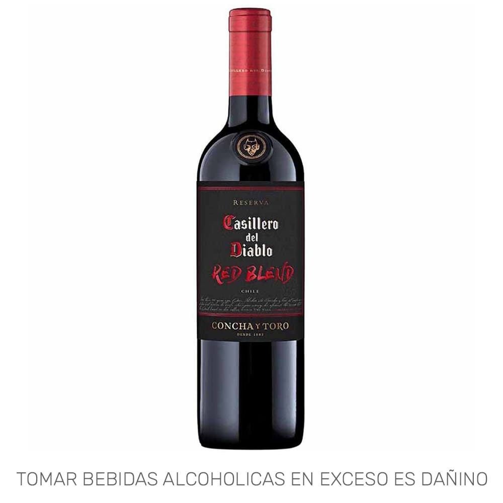 Vino Tinto CASILLERO DEL DIABLO Red Blend Reserva Botella 750ml