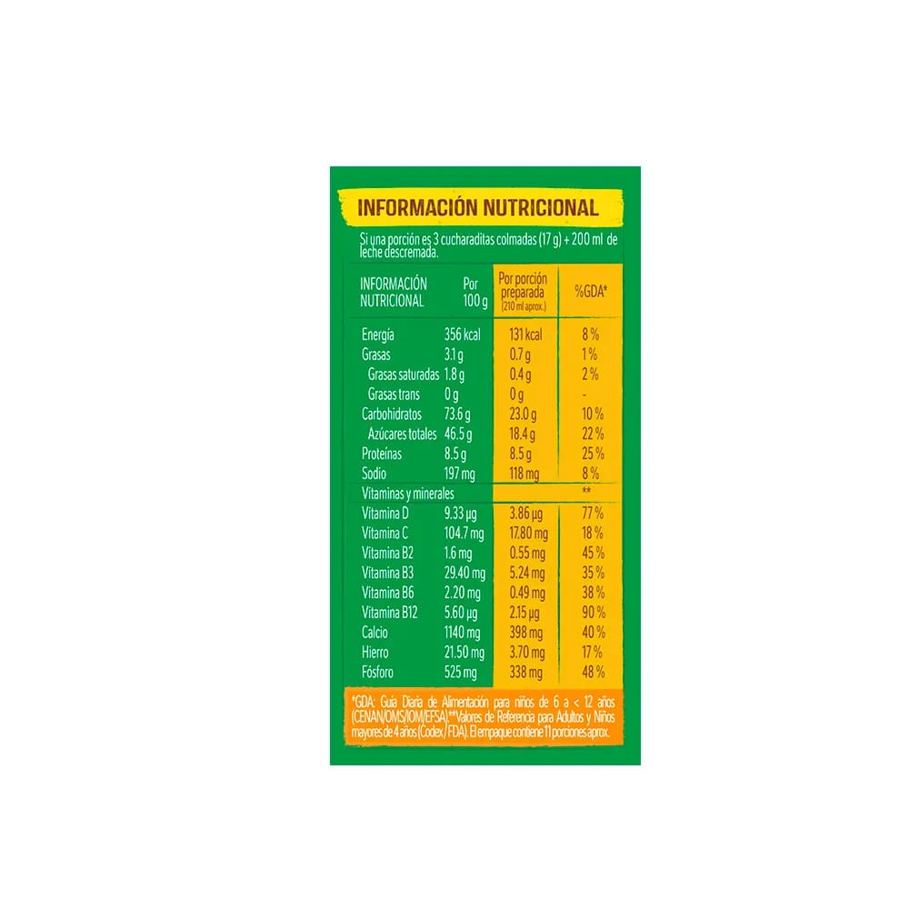 Fortificante Granulado MILO Activ - Go Doypack 190g