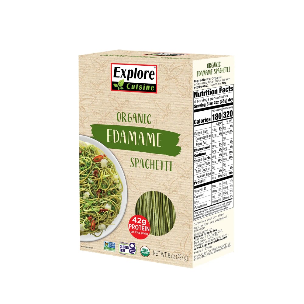 Fideos Spaghetti Edamame EXPLORE CUISINE Caja 227g