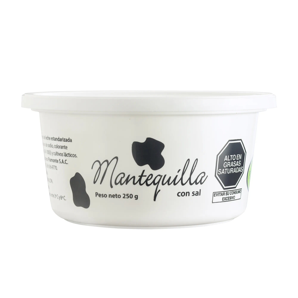 Mantequilla con Sal PIAMONTE Pote 250g