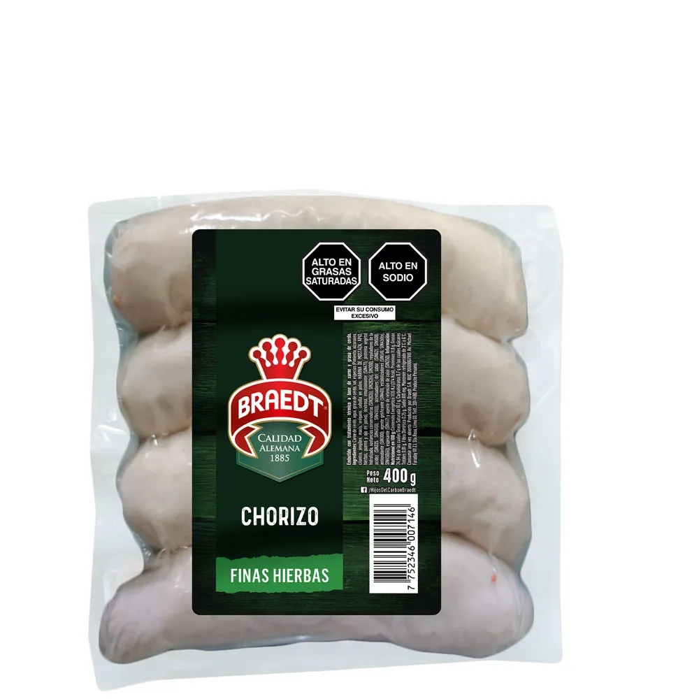 Chorizo Finas Hierbas BRAEDT 400g