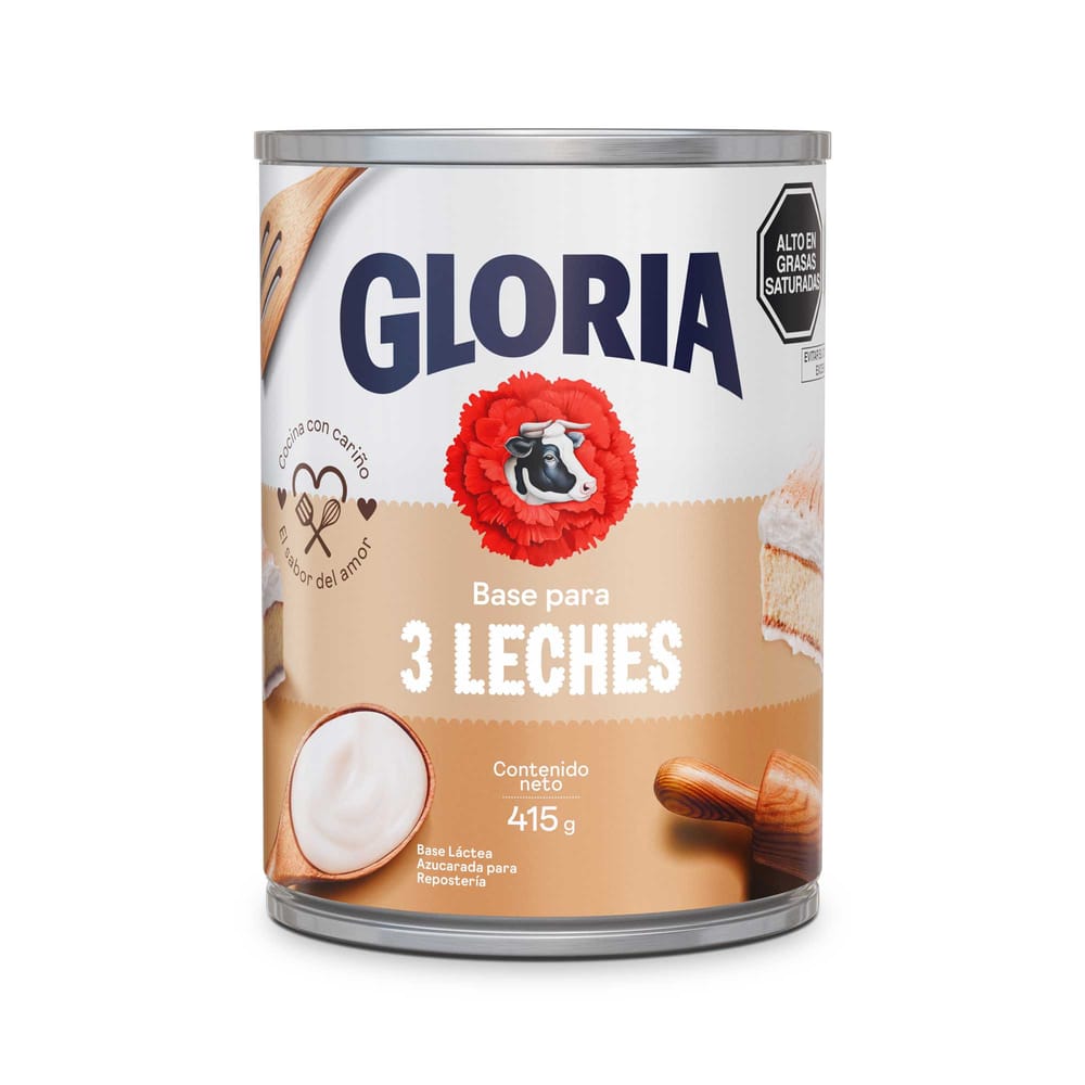 Base Repostera Tres Leches GLORIA Lata 415g