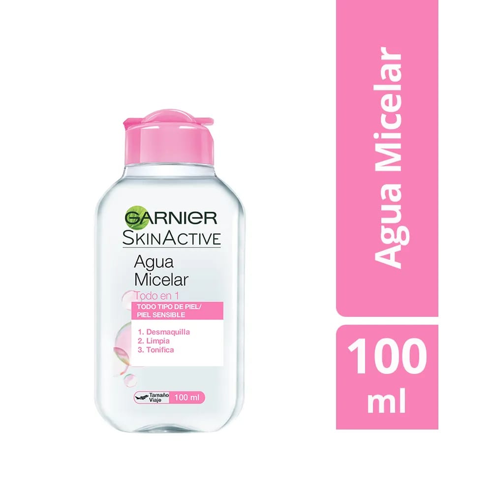 Agua Micelar GARNIER Todo Tipo de Pieles Frasco 100ml
