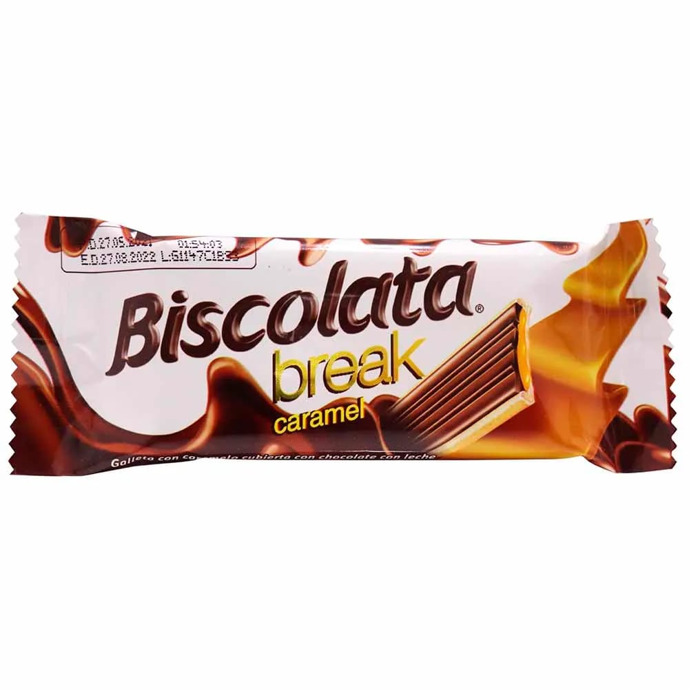 Galleta con Caramelo BISCOLATA Break Bolsa 20g