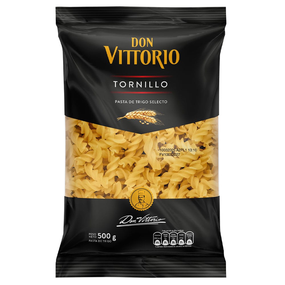 Fideos Tornillo DON VITTORIO Bolsa 500g