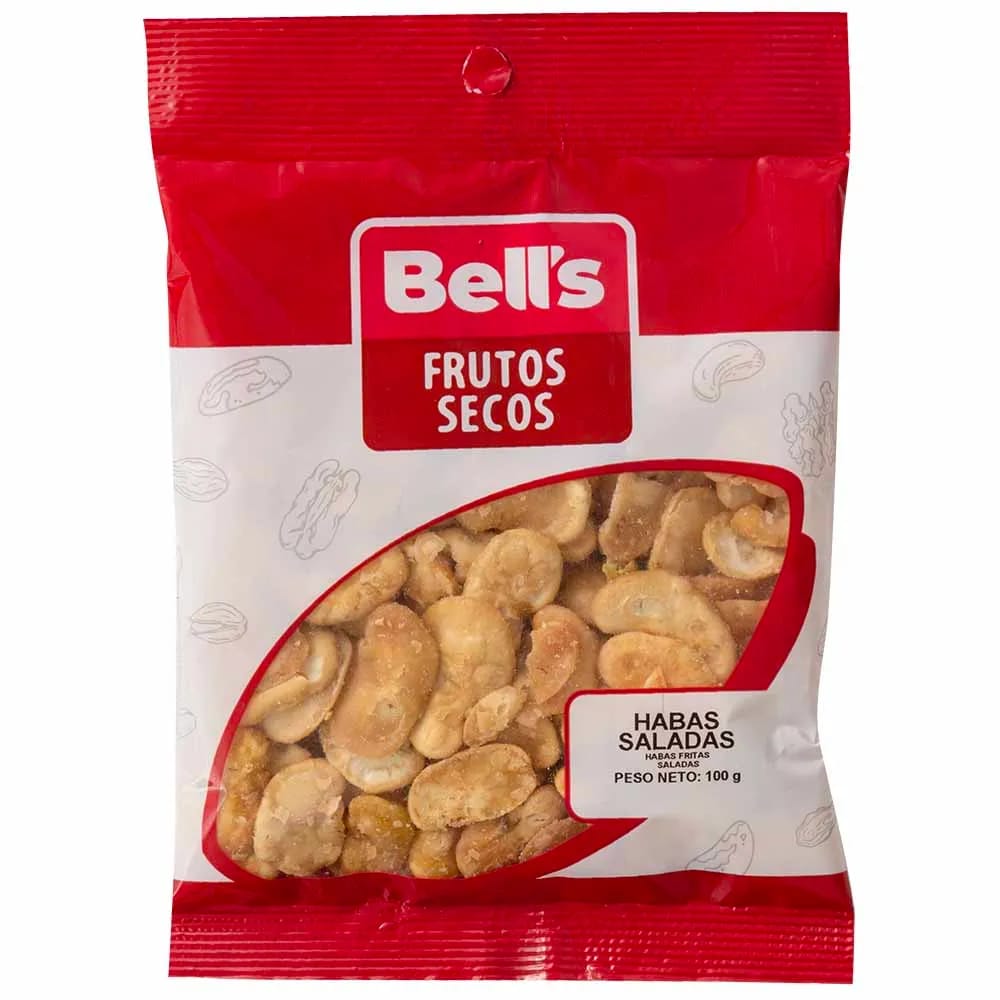 Piqueo BELL'S Habas saladas Bolsa 100Gr
