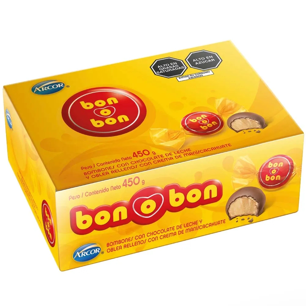 Bombones BON O BON Mensaje Caja 450g