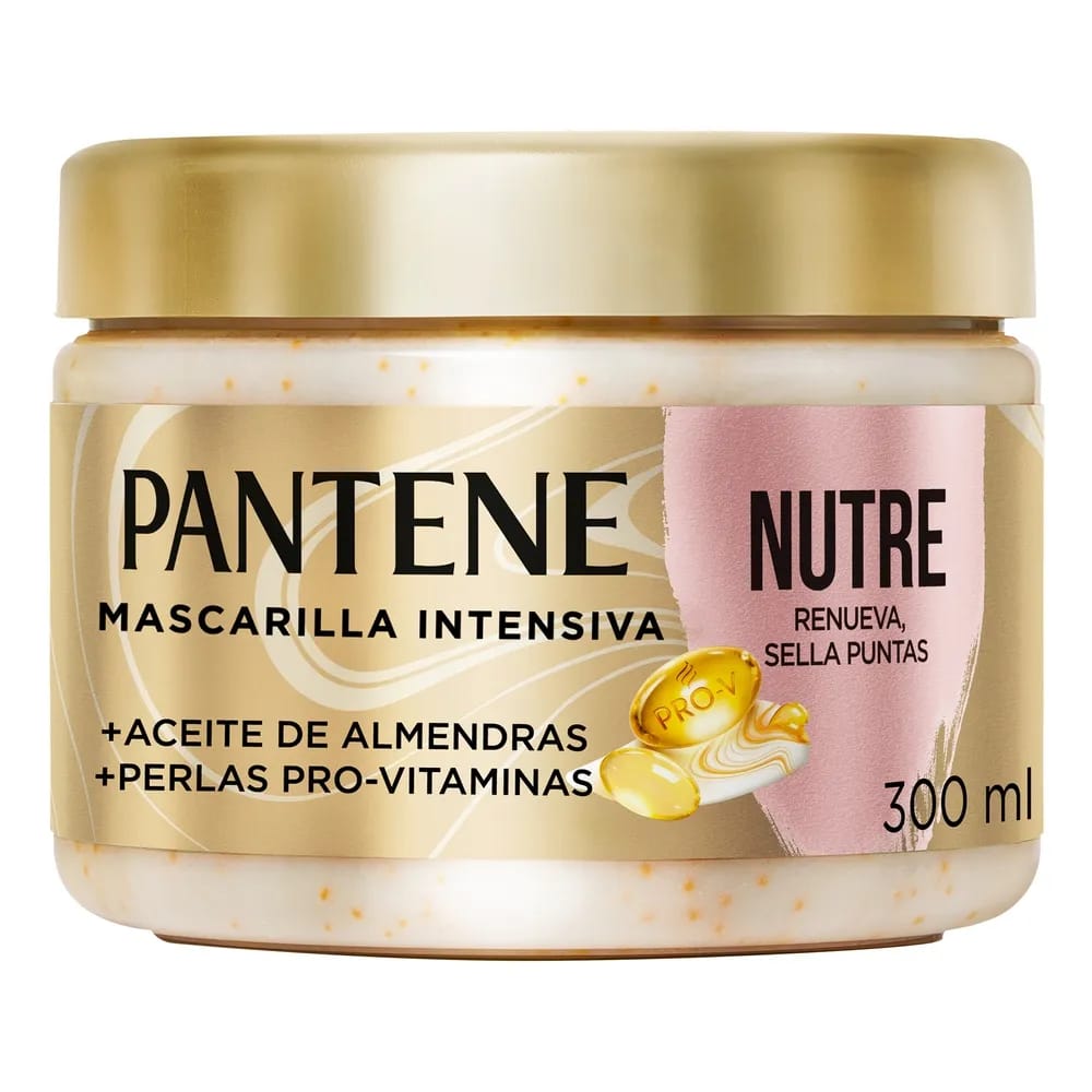 Mascarilla Tratamiento Capilar PANTENE Pro-V Miracles Nutre, Renueva, Sella Pote 300ml